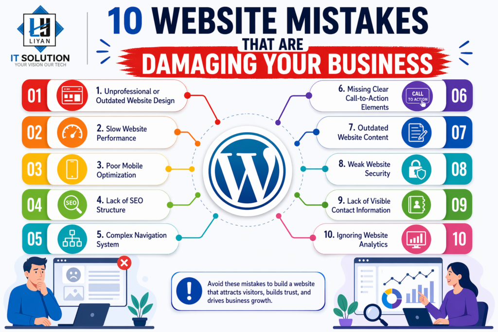 10 Website Mistakes That Are Quietly Damaging Your Business